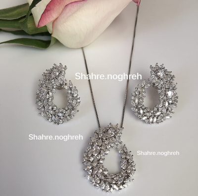 نیمست  نقره جواهر لوکس مارکیز