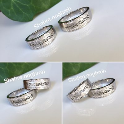 حلقه ست نقره جواهر ورساچه