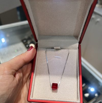 گردنبند نقره جواهر سواروسکی ❤️