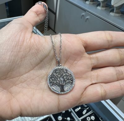گردنبند نقره جواهر درخت زندگی 🌳💎