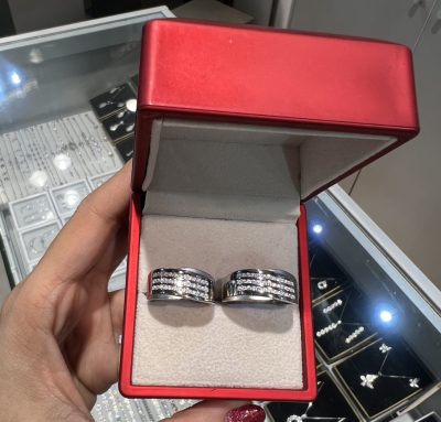 حلقه ست نقره جواهر 👩‍❤️‍👨