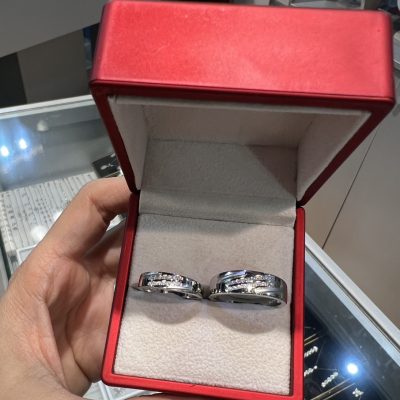 حلقه ست نقره جواهر 👩‍❤️‍👨🤌💍