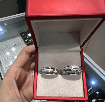 حلقه ست نقره جواهر 👩‍❤️‍👨🤌💍