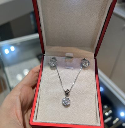 نیمست نقره جواهر فلاور 🌸