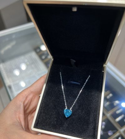 گردنبند نقره جواهر سواروسکی اصل 💎