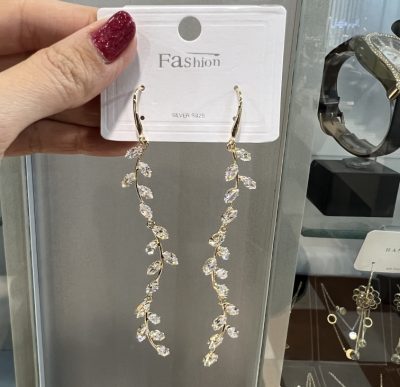 گوشواره طرح جواهر ژورنالی