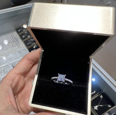 انگشتر نقره جواهر سولیتر پرنس  💍