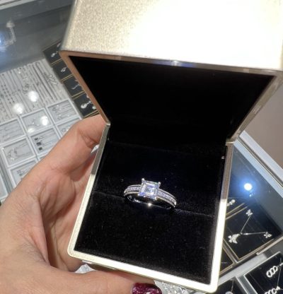 انگشتر نقره جواهر سولیتر پرنس 💍💎