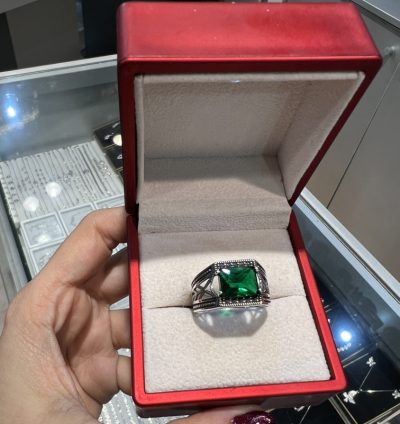 انگشتر نقره مردانه خاص 💚