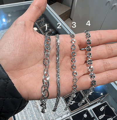 دستبند های نقره تراش 🤌