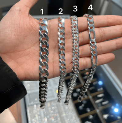 دستبند های نقره مردانه لوکس کارتیه و فیگارو 🤌