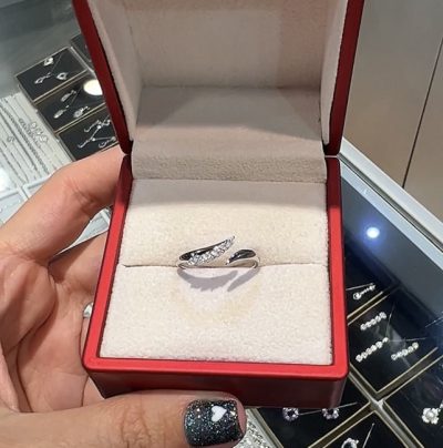 انگشتر نقره جواهر مینیمال ظریف 💍