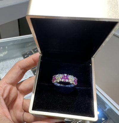 انگشتر نقره جواهر لوکس مارکیز 🫶💎🌸💍