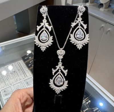 نیمست نقره جواهر لوکس 🤌🤌💎🤤