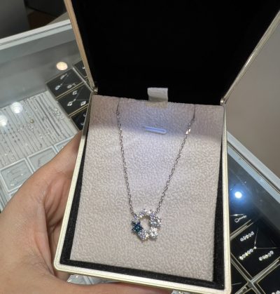 گردنبند نقره جواهر خاص 💎🤩