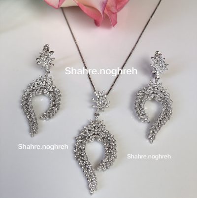 نیمست نقره جواهر لوکس 💎🤌