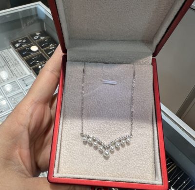 سینه ریز نقره جواهر 🤌