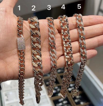 دستبند های طرح طلا کارتیه برند ژوپینگ 🤩🤤