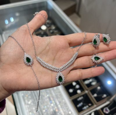 سرویس نقره جواهر خاص 🌸