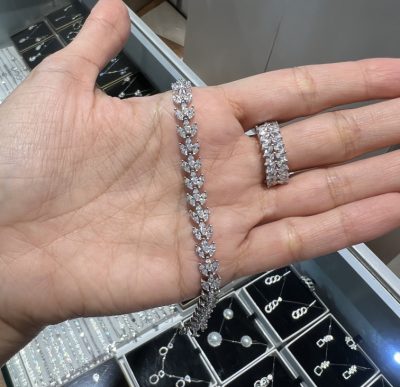 دستبند نقره جواهر لوکس مارکیز 🤌💎