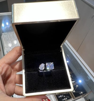 انگشتر نقره جواهر فری سایز 💍🤌🤍