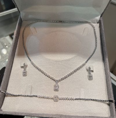 سرویس نقره جواهر لوکس امرالدکات 💎🫶