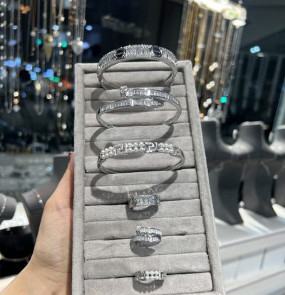 ست دستبد و انگشتر های طرح جواهر 💎🫶