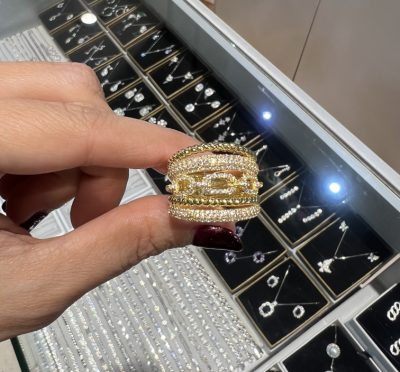 انگشتر طرح طلا پورتوفینو💍🤩