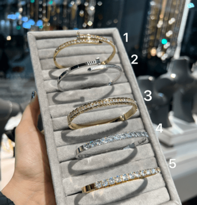 دستبندهای النگویی طرح طلا 🤩