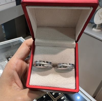 حلقه ست نقره جواهر 👩‍❤️‍👨🤌