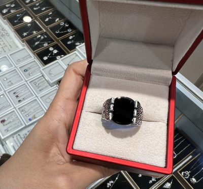 انگشتر نقره مردانه 🖤