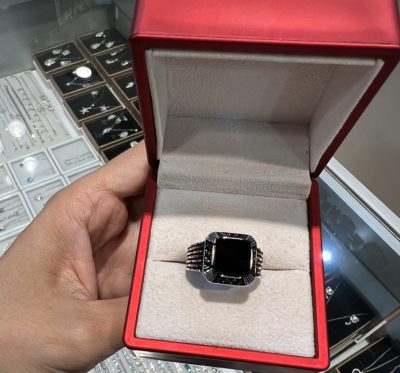 انگشتر نقره مردانه 👌🖤