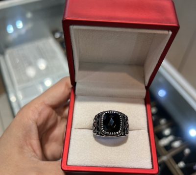 انگشتر نقره مردانه 👌🖤