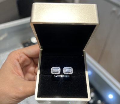 انگشتر نقره جواهر امرالدکات 👌🤍💍