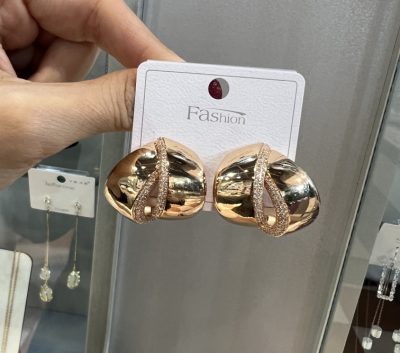 گوشواره طرح طلا ژورنالی لوکس 🤩