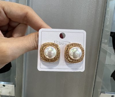 گوشواره طرح طلا ژورنالی