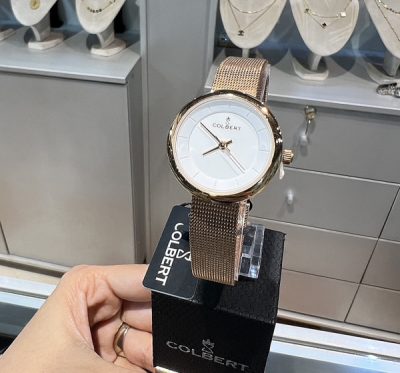 جدیدترین ساعت تمام استیل زنونه کلبرت 😘