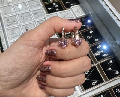 گوشواره طرح طلا برند ژوپینگ