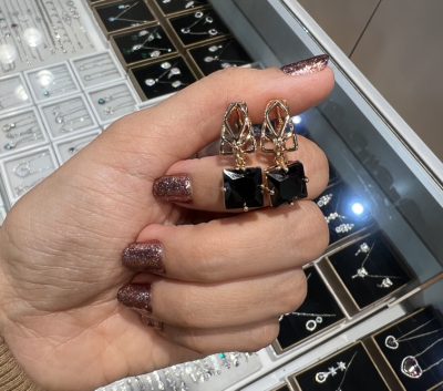 گوشواره طرح طلا ژوپینگ 🖤