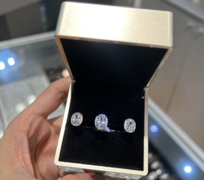 انگشتر طرح جواهر دو تایی💎