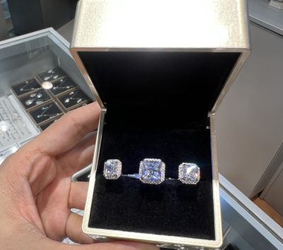 انگشتر طرح جواهر پرنس دو تایی 💎