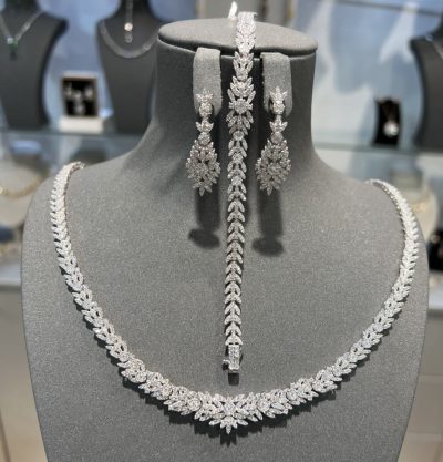 سرویس نقره جواهر سوپر لوکس 💎 فلاور