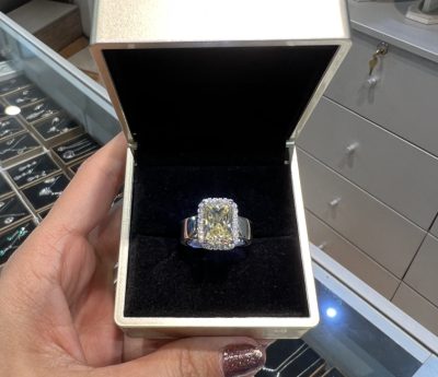 انگشتر طرح جواهر لوکس سیترین 💛💍