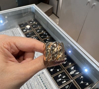 انگشتر طرح طلا ژورنالی 🤤🫶💍