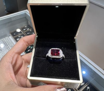 انگشتر نقره جواهر یاقوت ❤️❤️