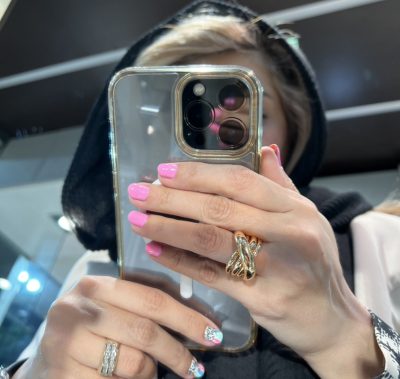 انگشتر طرح طلا ژورنالی بدون نگین 🤩