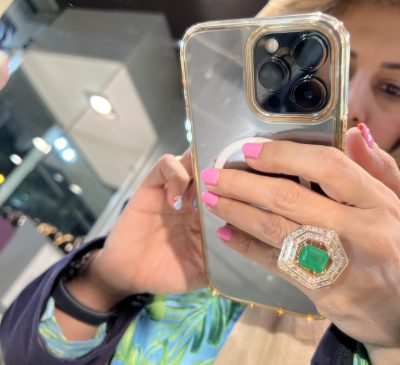 انگشتر طرح طلا جیپسون 💚🤩