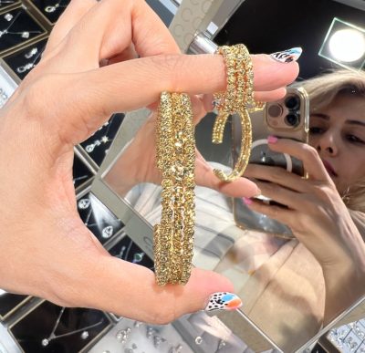 ست دستبند و انگشتر طرح طلا البرنادو 🤤🤩