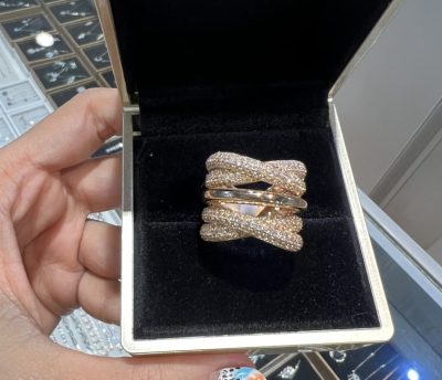 انگشتر طرح طلا ژورنالی لوکس 🤩💍🤤