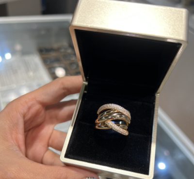 انگشتر طرح طلا ژورنالی لوکس 🫶🤩💍